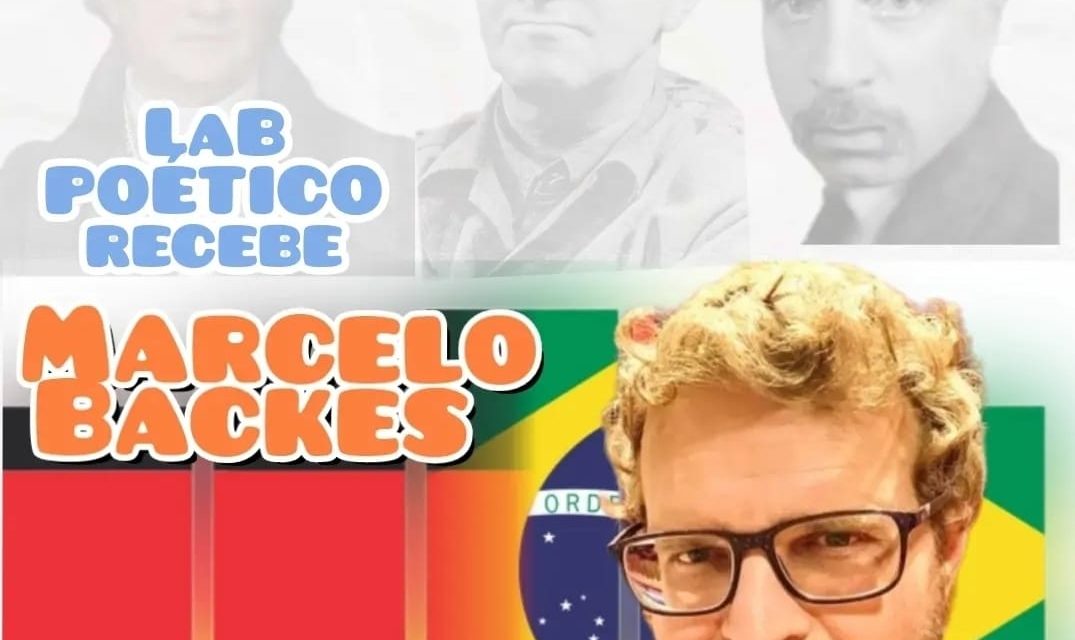 Brasil e Alemanha: LaB Poético recebe escritor Marcelo Backes