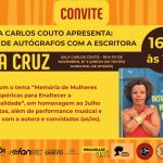 Poeta Ana Cruz lança livro em sarau em Niterói