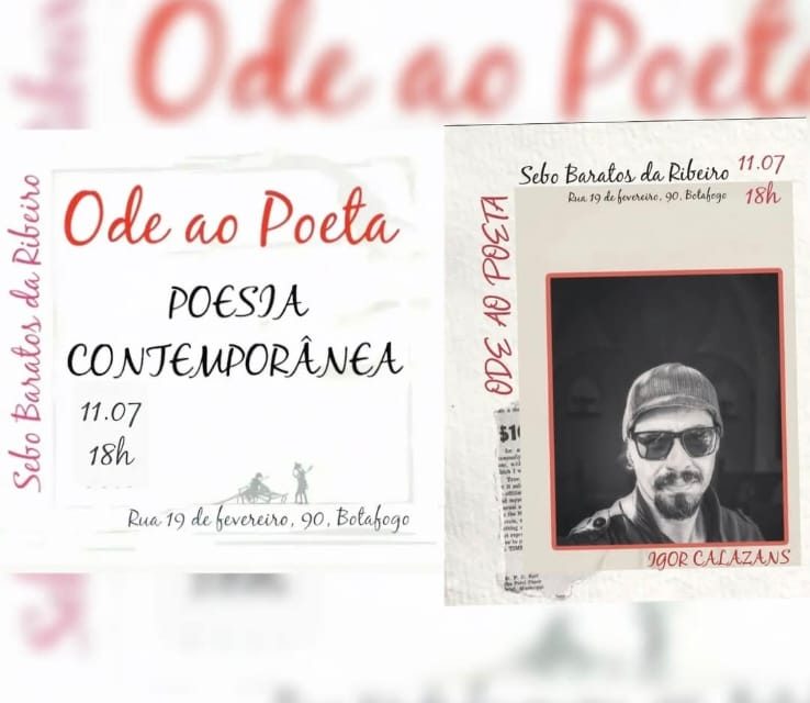 Ode ao Poeta recebe novas vozes da poesia no Sebo Baratos da Ribeiro