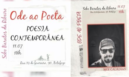 Ode ao Poeta recebe novas vozes da poesia no Sebo Baratos da Ribeiro