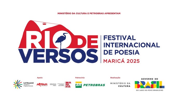 Rio de Versos: Maricá promove 1ª Festival Internacional de Poesia com grandes nomes da literatura