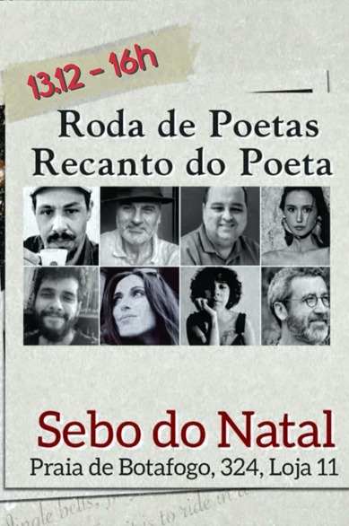 Roda de Poesia encerra o ano de atividades do Recanto do Poeta