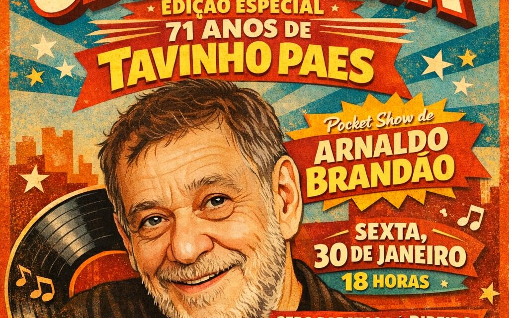 Ode ao Poeta homenageia Tavinho Paes com Arnaldo Brandão