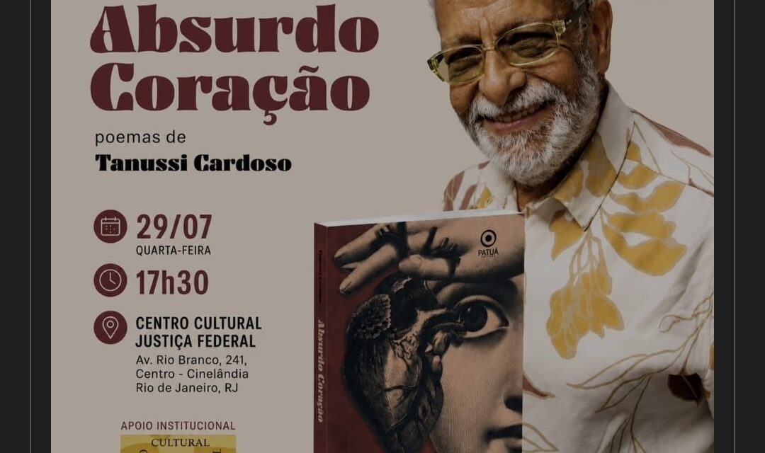 Absurdo Coração: Tanussi Cardoso celebra 80 anos com novo livro de poemas