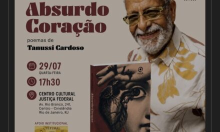 Absurdo Coração: Tanussi Cardoso celebra 80 anos com novo livro de poemas