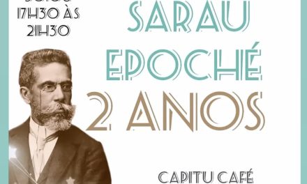 Sarau Epoché celebra 2 anos de atividades no Rio de Janeiro